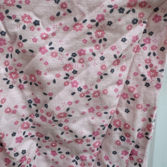 Carter's 18M Pink Floral Short Sleeve Bodysuit Onesie - Picture 2 of 5